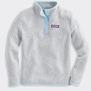 Girls 10-12 Vineyard Vines snap placket sweater